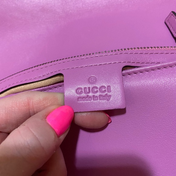 Wow! Rare Gucci Medium Marmont Bag in Pink - Picture 12 of 16